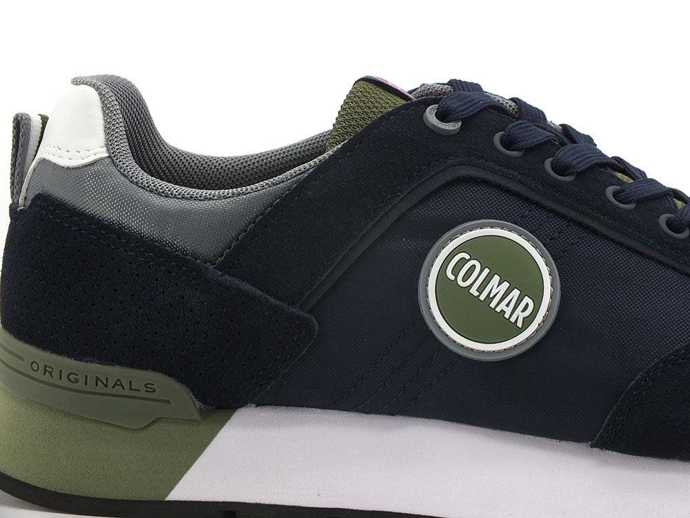 COLMAR Travis Colors 015 Sneaker Navy Blue Green - Sandrini Calzature e Abbigliamento