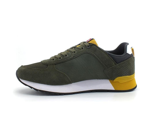 COLMAR Travis Colors 016 Sneaker Green Ochre Dark Gray - Sandrini Calzature e Abbigliamento