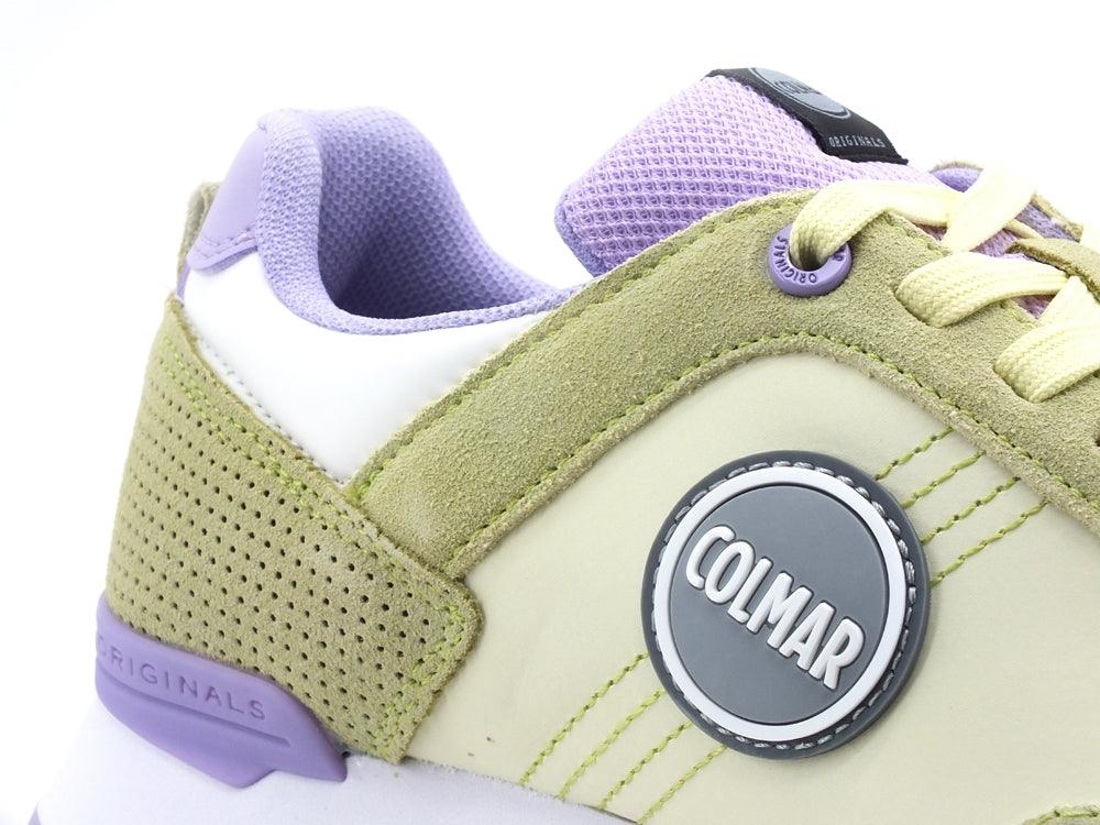 COLMAR Travis Colors Sneaker Running Donna Lime Lavander TRAVISCOLORS137 - Sandrini Calzature e Abbigliamento