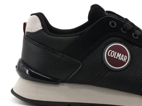 COLMAR Travis Drill Sneaker Suede Black TRAVISDRILL023 - Sandrini Calzature e Abbigliamento
