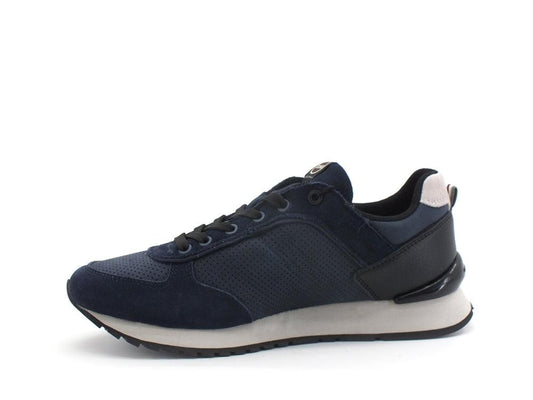 COLMAR Travis Drill Sneaker Suede Navy TRAVISDRILL021 - Sandrini Calzature e Abbigliamento