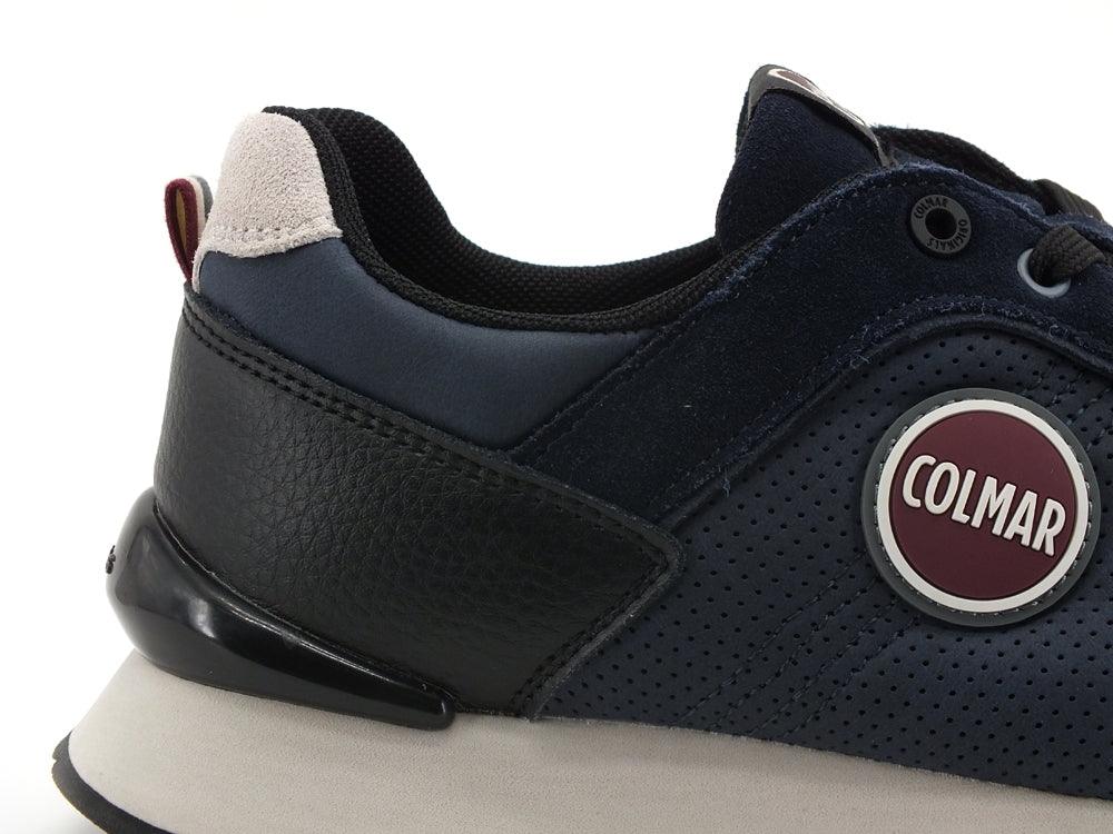 COLMAR Travis Drill Sneaker Suede Navy TRAVISDRILL021 - Sandrini Calzature e Abbigliamento
