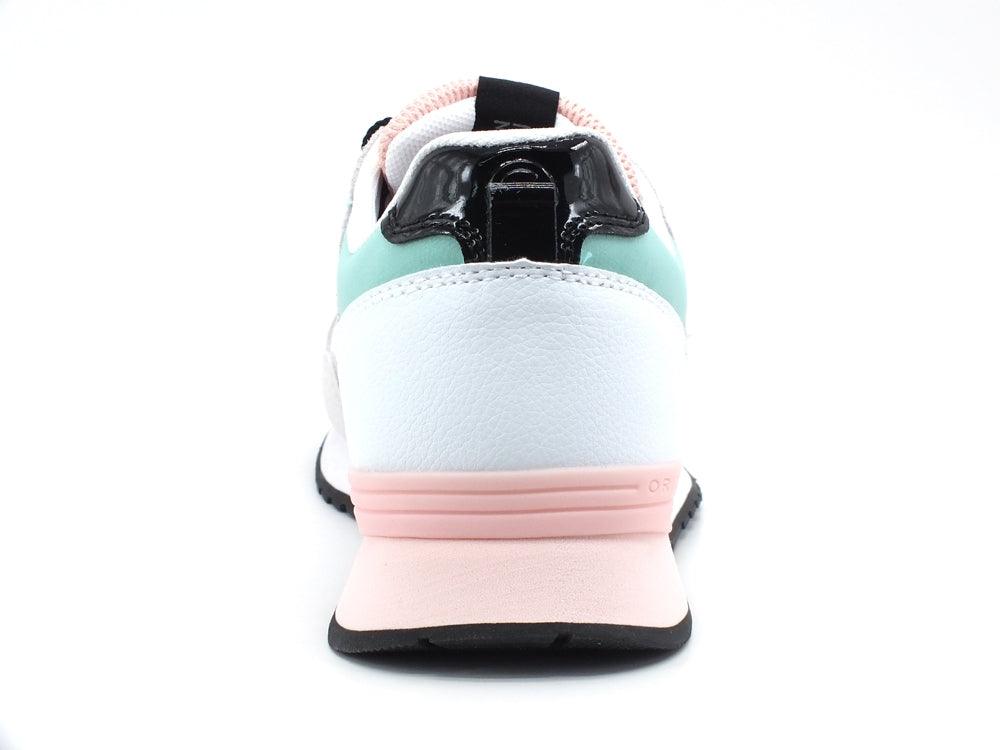 COLMAR Travis Mellow Sneaker Running White Pink Water Green TRAVISMELLOW139 - Sandrini Calzature e Abbigliamento