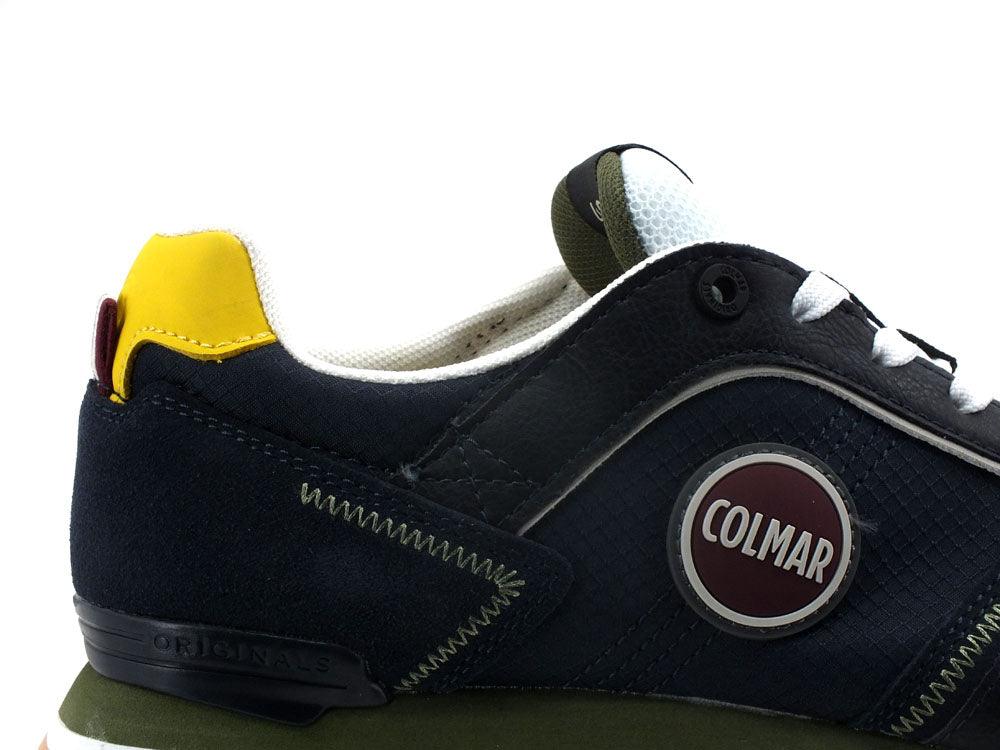 COLMAR Travis Pro Tex Sneaker Blu Giallo Verde TRAVISPROTEX048 - Sandrini Calzature e Abbigliamento