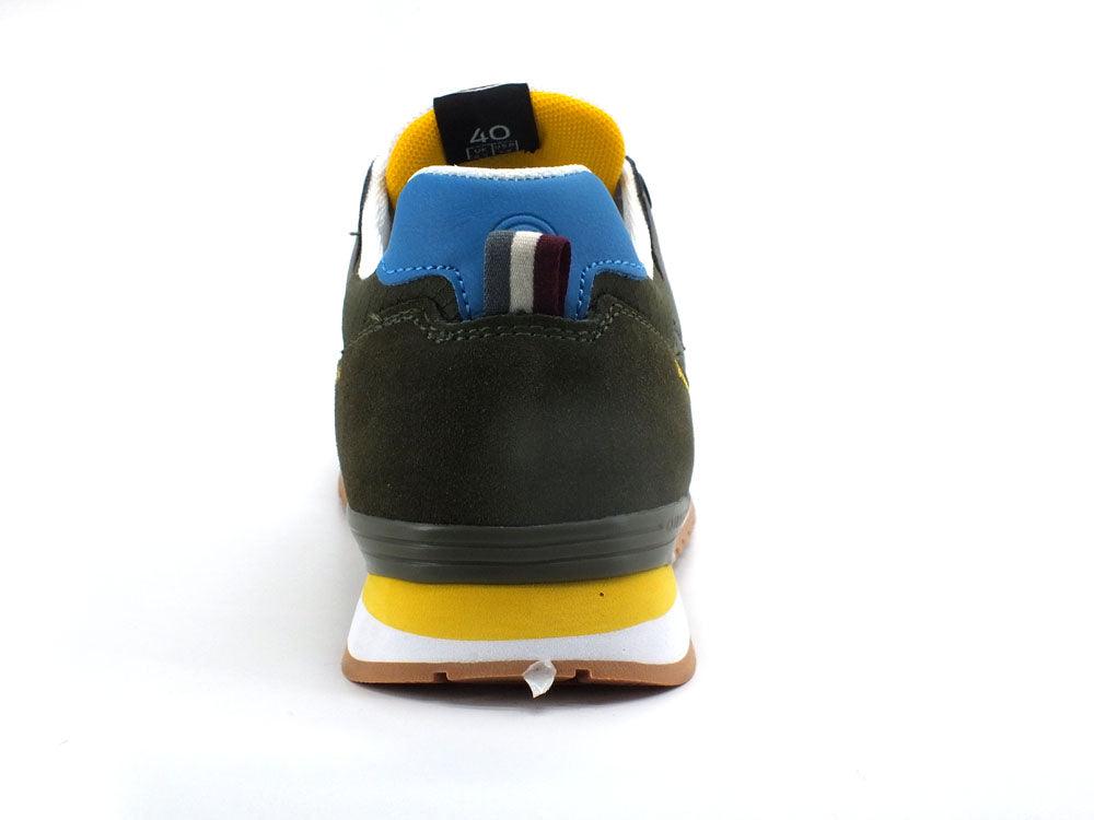 COLMAR Travis Pro Tex Sneaker Verde Giallo Blu TRAVISPROTEX047 - Sandrini Calzature e Abbigliamento