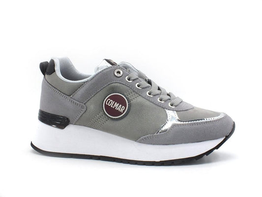 COLMAR Travis Punk Sneaker Running Metal Silver TRAVISPUNK099 - Sandrini Calzature e Abbigliamento