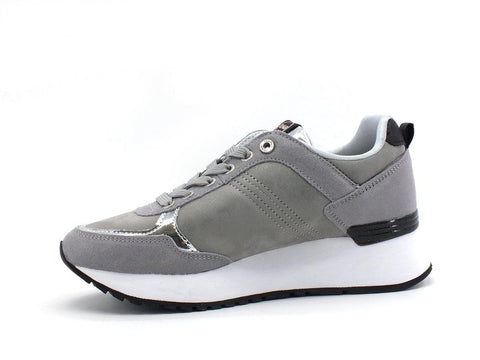 COLMAR Travis Punk Sneaker Running Metal Silver TRAVISPUNK099 - Sandrini Calzature e Abbigliamento