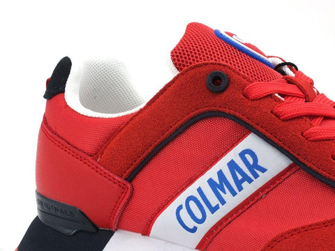 COLMAR Travis Runner Sneaker Uomo Red TRAVISRUNNER032 - Sandrini Calzature e Abbigliamento