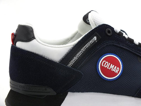 COLMAR Travis Sport Bold Sneaker Suede Blu Indigo TRAVISSPORTBOLD024 - Sandrini Calzature e Abbigliamento