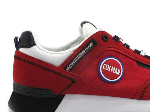 COLMAR Travis Sport Bold Sneaker Suede Red TRAVISSPORTBOLD027 - Sandrini Calzature e Abbigliamento