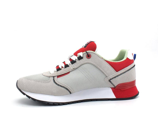 COLMAR Travis Sport Colors Sneaker Running Uomo Gray Red TRAVISSPORTCOLORS038 - Sandrini Calzature e Abbigliamento
