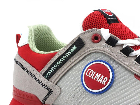 COLMAR Travis Sport Colors Sneaker Running Uomo Gray Red TRAVISSPORTCOLORS038 - Sandrini Calzature e Abbigliamento