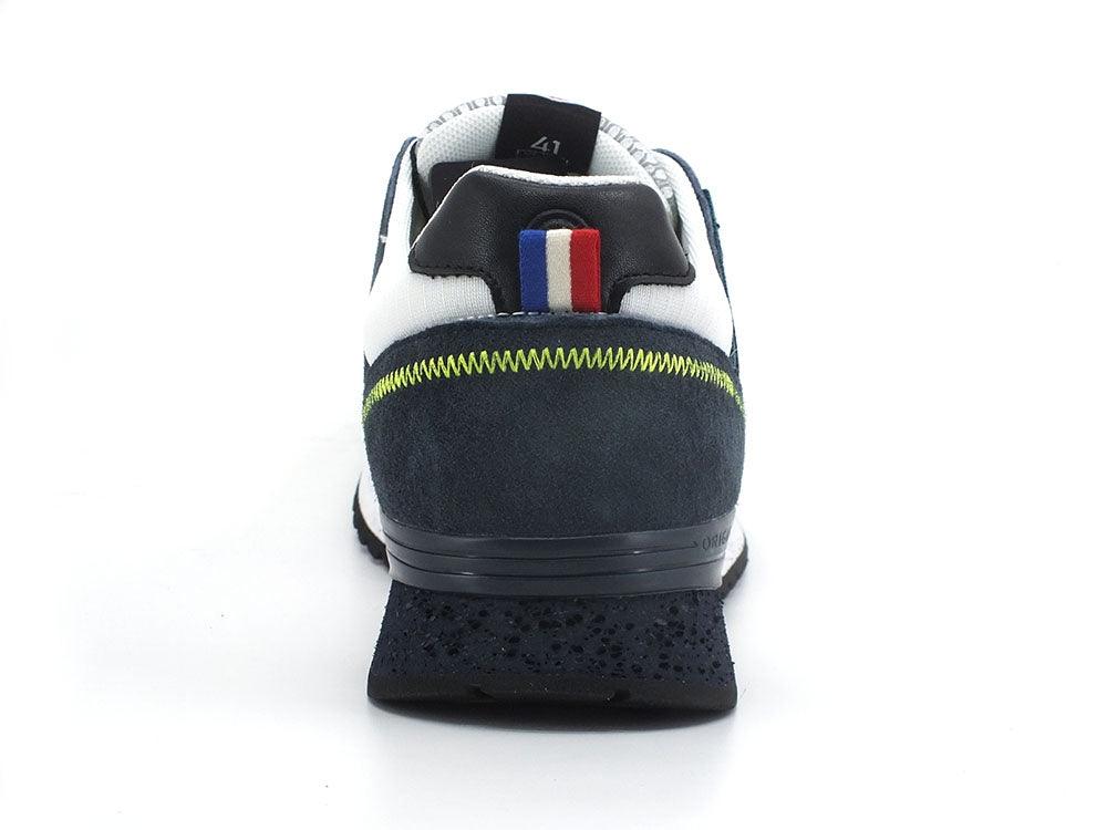 COLMAR Travis Sport Jockey 040 Sneaker White Indigo Lime - Sandrini Calzature e Abbigliamento