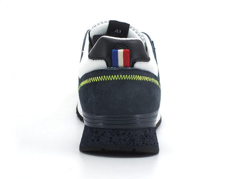 COLMAR Travis Sport Jockey 040 Sneaker White Indigo Lime - Sandrini Calzature e Abbigliamento