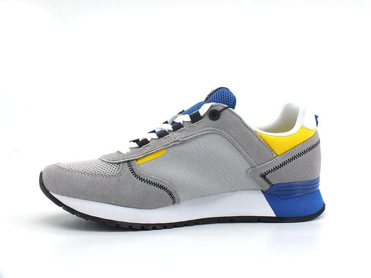 COLMAR Travis Sport Sneaker Grey Royal Blue Yellow TRAVISSPORTCOLORS - Sandrini Calzature e Abbigliamento
