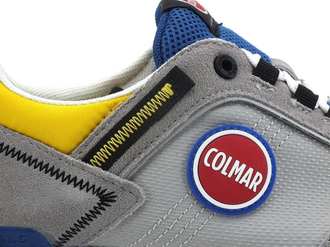 COLMAR Travis Sport Sneaker Grey Royal Blue Yellow TRAVISSPORTCOLORS - Sandrini Calzature e Abbigliamento