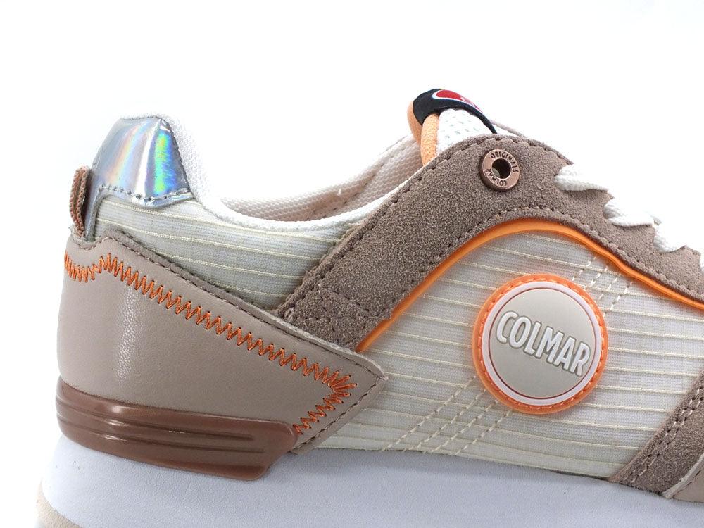 COLMAR Travis Windy Sneaker Suede Logo White Pink TRAVISPROWINDY092 - Sandrini Calzature e Abbigliamento