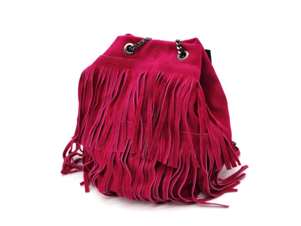 COLOR BAG Borsa Secchiello Frange - Sandrini Calzature e Abbigliamento