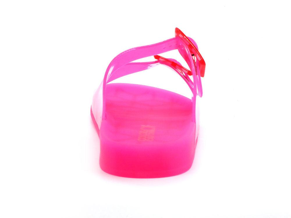COLORS OF CALIFORNA Ciabatta 2 Fibbie Fluo Rosa Fuxia - Sandrini Calzature e Abbigliamento
