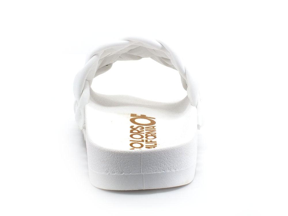 COLORS OF CALIFORNA Ciabatta Fascia Bianco - Sandrini Calzature e Abbigliamento