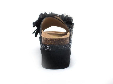 COLORS OF CALIFORNA Ciabatta Platform Glitter Fiore Nero - Sandrini Calzature e Abbigliamento
