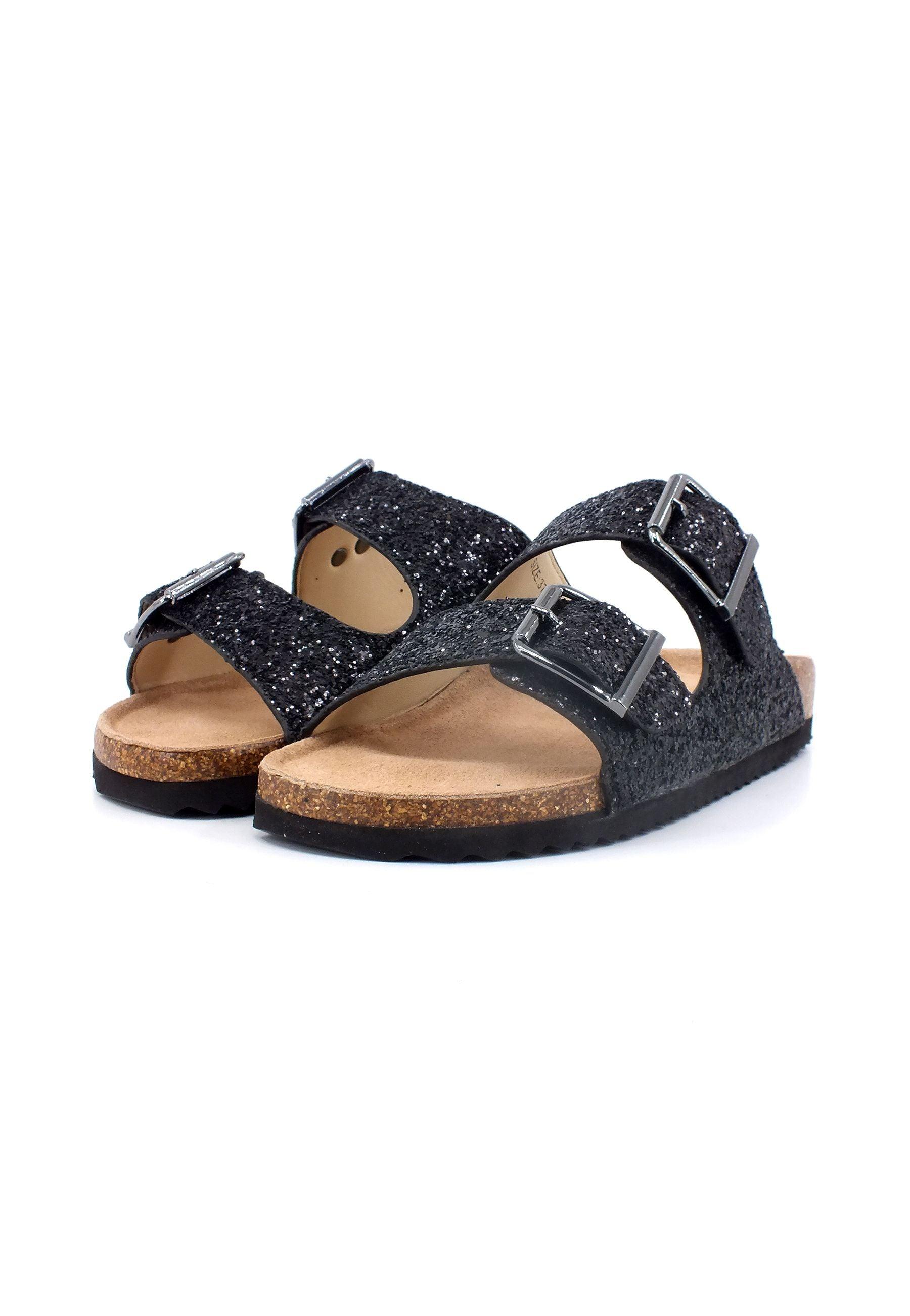 COLORS OF CALIFORNIA Ciabatta Donna Glitter Black HC.BIO035 - Sandrini Calzature e Abbigliamento