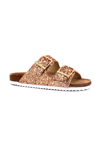 COLORS OF CALIFORNIA Ciabatta Donna Glitter Pink Gold HC.BIO035 - Sandrini Calzature e Abbigliamento