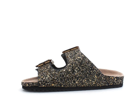 COLORS OF CALIFORNIA Ciabatta Fibbie Glitter Black HC.BIO047-BIS - Sandrini Calzature e Abbigliamento