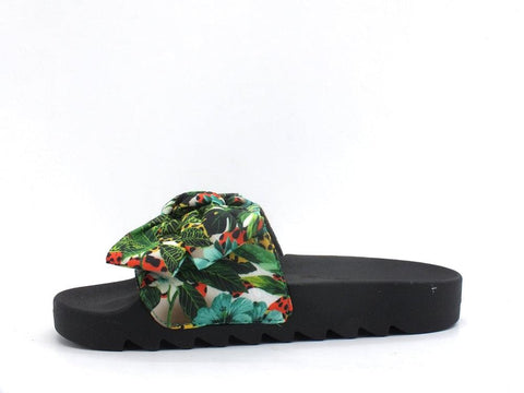 COLORS OF CALIFORNIA Ciabatta Leo Fiore Black HC.BIO053 - Sandrini Calzature e Abbigliamento