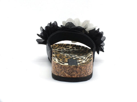 COLORS OF CALIFORNIA Ciabatta Leo Fiore Black HC.BIO053 - Sandrini Calzature e Abbigliamento