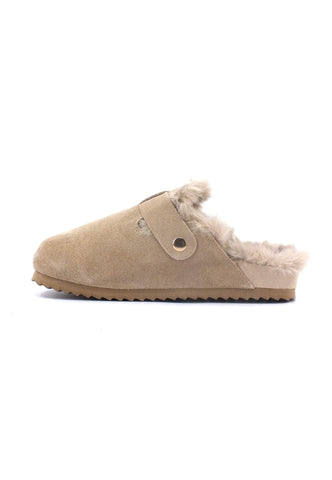 COLORS OF CALIFORNIA Ciabatta Pelo Donna New Tan Beige HC.FURBIO024 - Sandrini Calzature e Abbigliamento