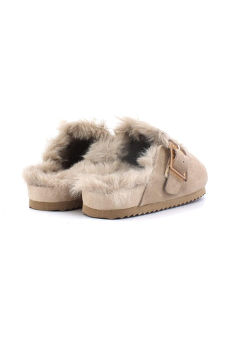 COLORS OF CALIFORNIA Ciabatta Pelo Donna New Tan Beige HC.FURBIO024 - Sandrini Calzature e Abbigliamento