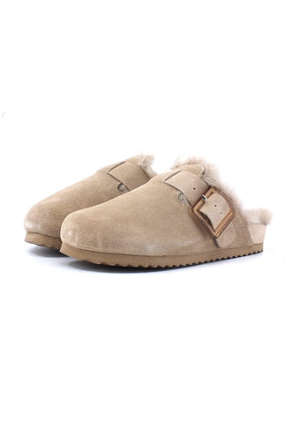 COLORS OF CALIFORNIA Ciabatta Pelo Donna New Tan Beige HC.FURBIO024 - Sandrini Calzature e Abbigliamento