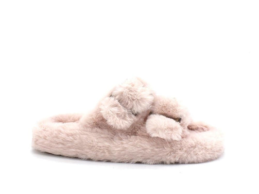 COLORS OF CALIFORNIA Ciabatta Pelo Pink HC.SLIPPERS01 - Sandrini Calzature e Abbigliamento