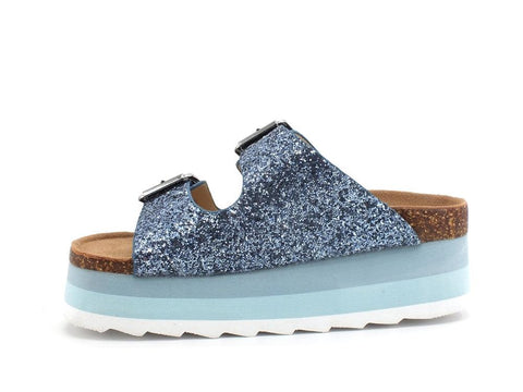 COLORS OF CALIFORNIA Ciabatta Platform Glitter Sugar HC.BES039 - Sandrini Calzature e Abbigliamento