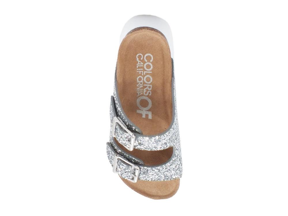 COLORS OF CALIFORNIA Ciabatta Silver HC.BES022 - Sandrini Calzature e Abbigliamento