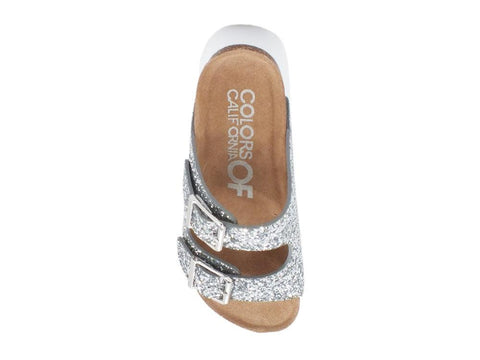 COLORS OF CALIFORNIA Ciabatta Silver HC.BES022 - Sandrini Calzature e Abbigliamento