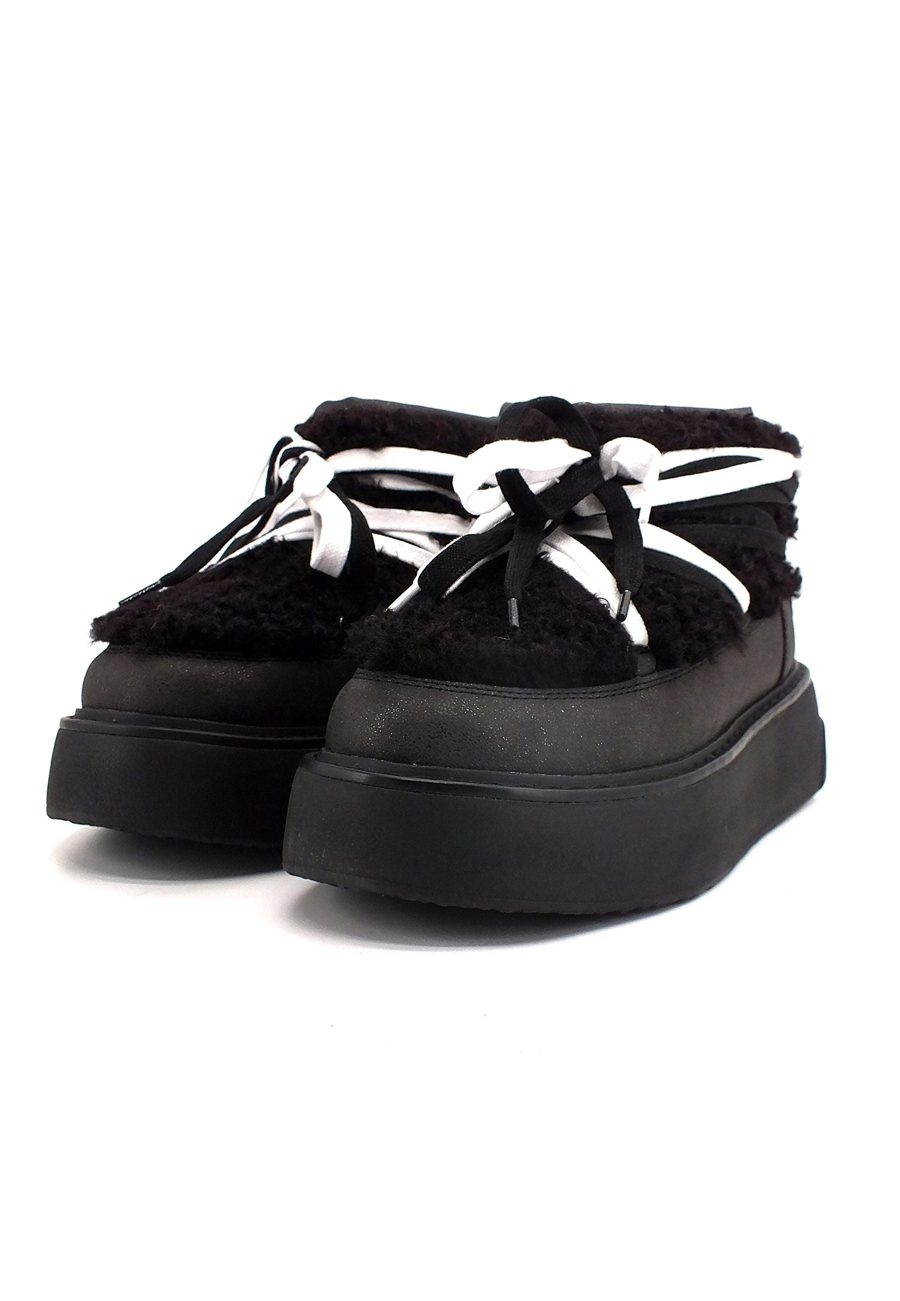 COLORS OF CALIFORNIA Mini Dolly Stivaletto Pelo Donna Black HC.BLAST05 - Sandrini Calzature e Abbigliamento