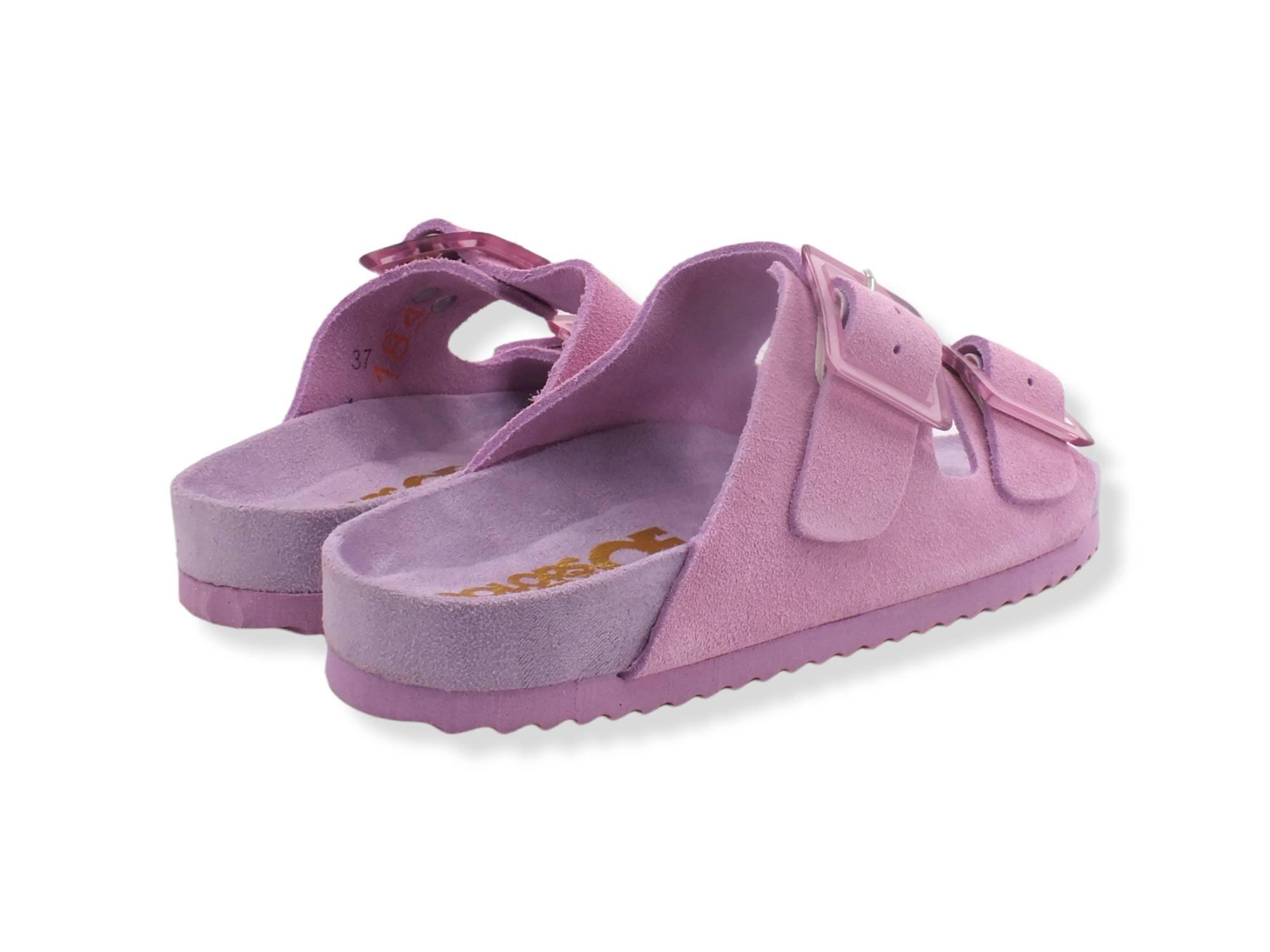 COLORS OF CALIFORNIA Minorchina Suede Ciabatta Lilla HC.BIO056 - Sandrini Calzature e Abbigliamento