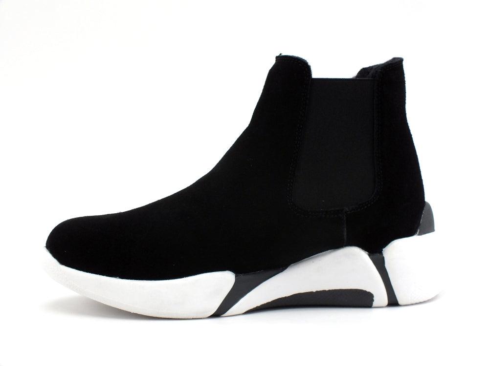 COLORS OF CALIFORNIA Sneakers Calzino Pelo Black HC.YFURSNK01 - Sandrini Calzature e Abbigliamento