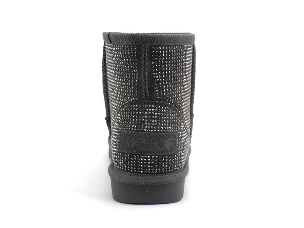 COLORS OF CALIFORNIA Stivaletto Pelo Strass Grey Stone HC.YW052BIS-F19 - Sandrini Calzature e Abbigliamento