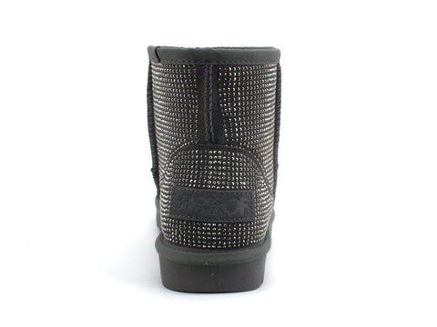 COLORS OF CALIFORNIA Stivaletto Pelo Strass Grey Stone HC.YW052BIS-F19 - Sandrini Calzature e Abbigliamento