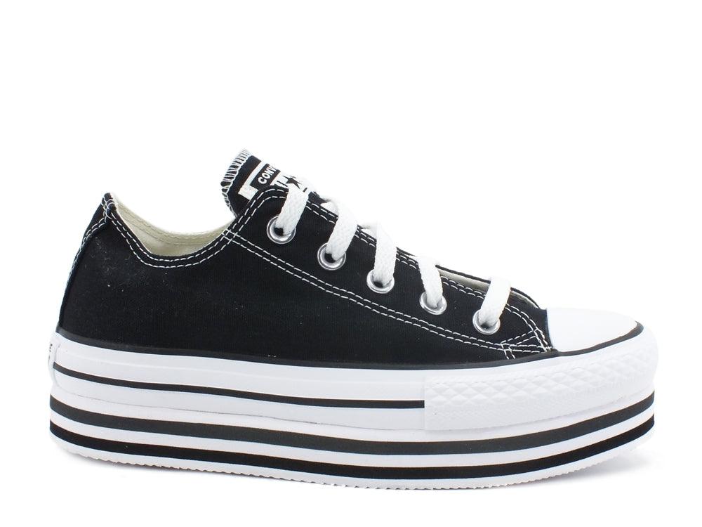 CONVERSE C.T. All Star Layer Sneakers Platform Black 563970C - Sandrini Calzature e Abbigliamento