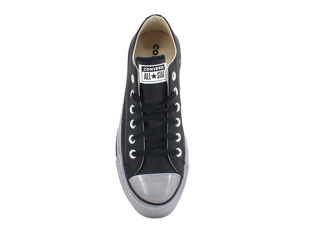 CONVERSE C.T. All Star Lift Leather Limited Edition Black Wordmarks 569118C - Sandrini Calzature e Abbigliamento
