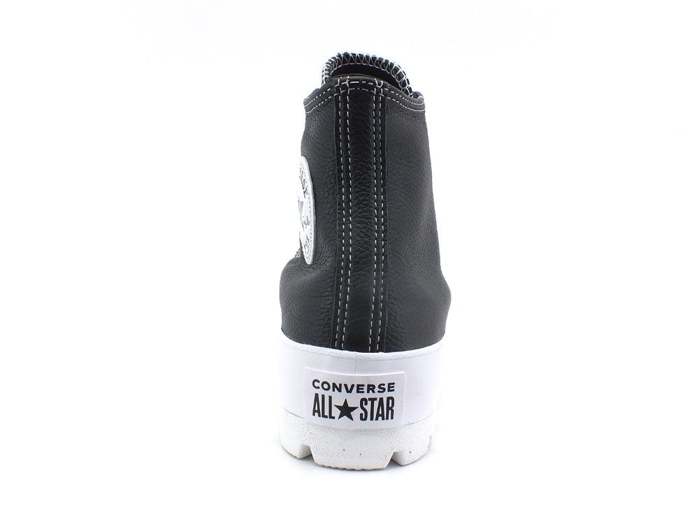 CONVERSE C.T. All Star Lugged Hi Leather Black White 567164C - Sandrini Calzature e Abbigliamento