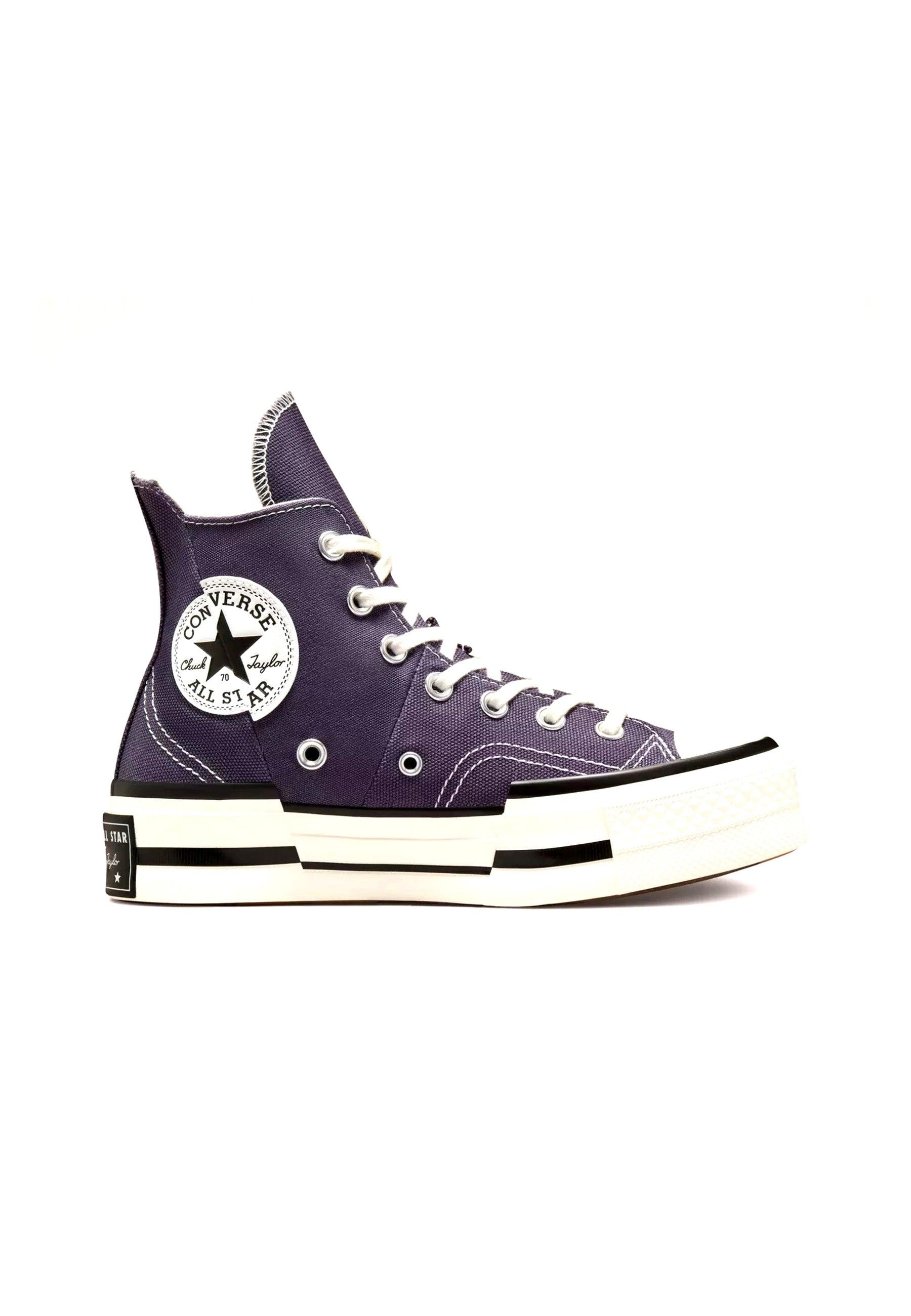 CONVERSE Chuck Taylor 70 Plus Sneaker Hi Donna Dark Raisin Egret Black A00866C - Sandrini Calzature e Abbigliamento