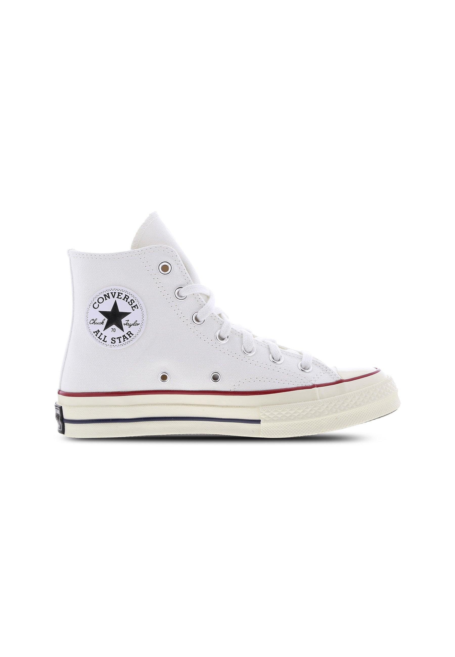 CONVERSE Chuck Taylor 70 Sneaker Hi Donna White Garnet Egret 162056C - Sandrini Calzature e Abbigliamento