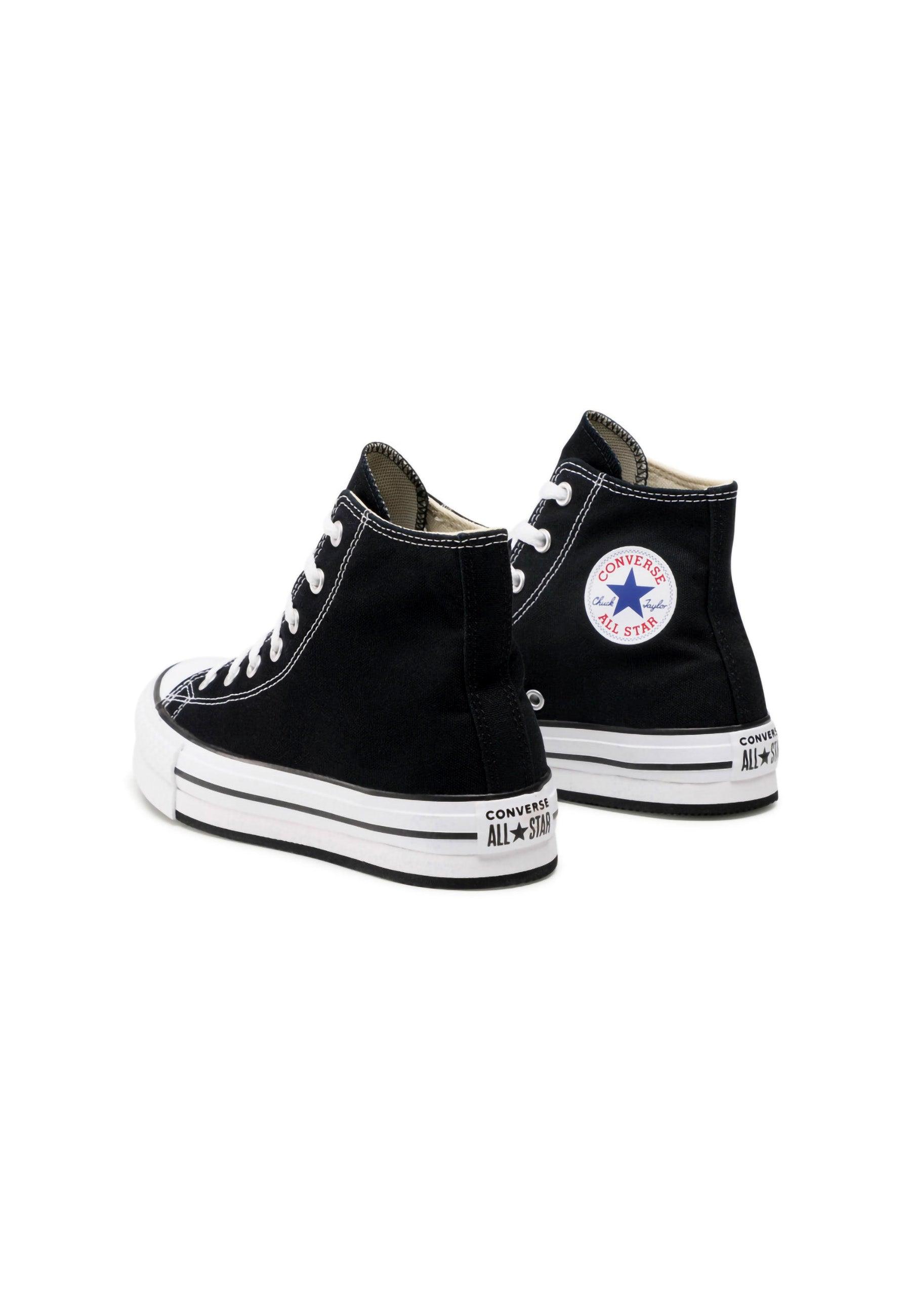CONVERSE Chuck Taylor Eva Lift All Star Sneaker Hi Donna Black White 272855C - Sandrini Calzature e Abbigliamento