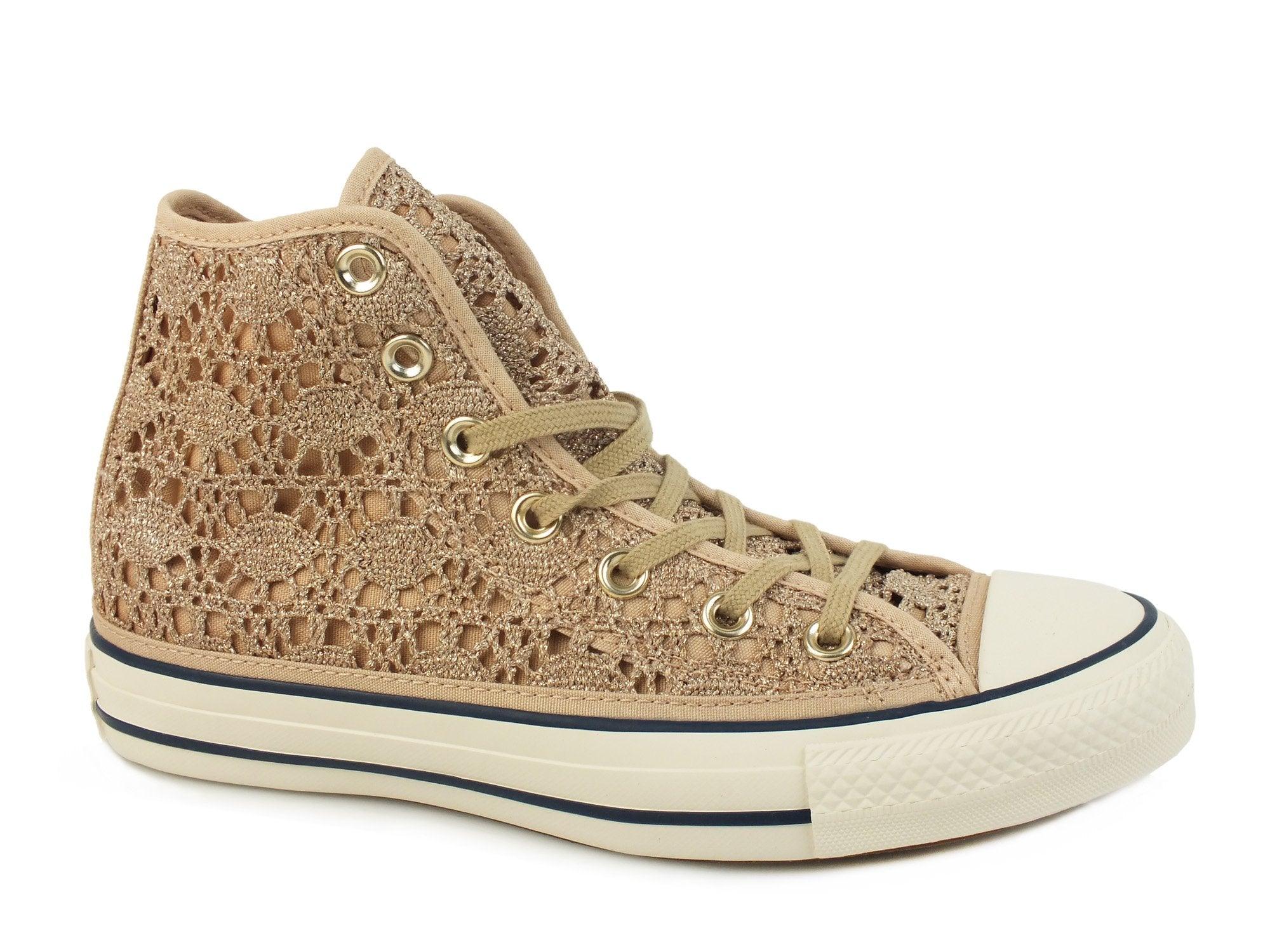 CONVERSE CT All Star Hi Sneakers Light Gold 556772C - Sandrini Calzature e Abbigliamento