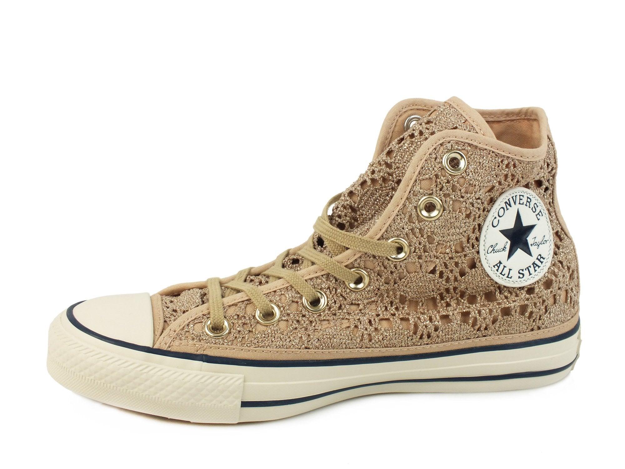 CONVERSE CT All Star Hi Sneakers Light Gold 556772C - Sandrini Calzature e Abbigliamento